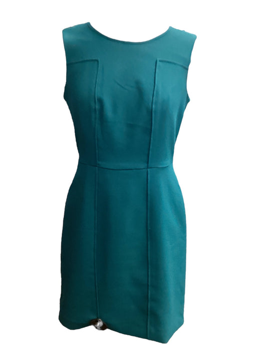 Dress Casual Midi By Banana Republic In Teal, Size: 6