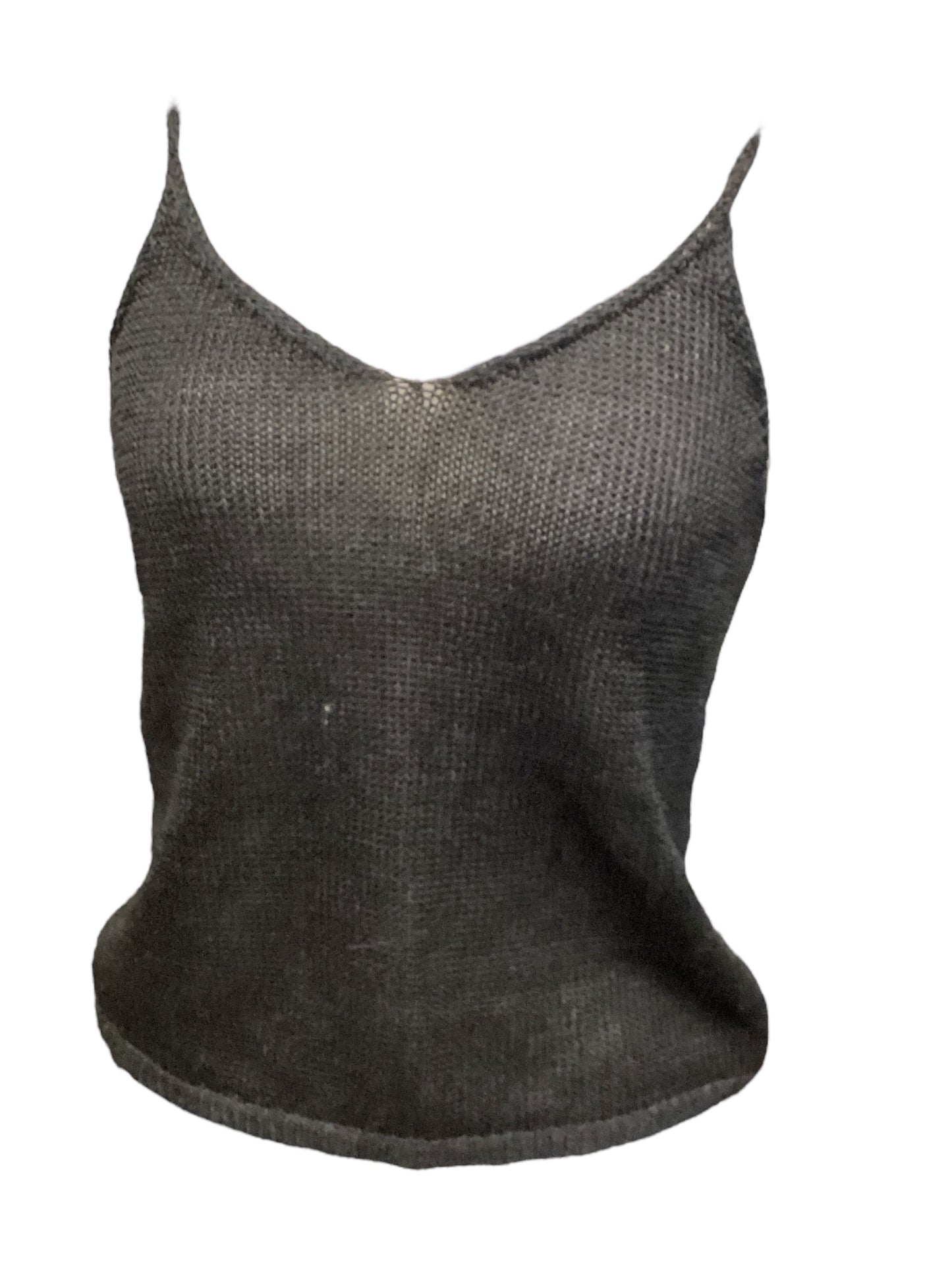 Top Sleeveless By Banana Republic In Black, Size: S