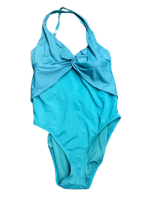 Teal Swimsuit Bleu, Size 14