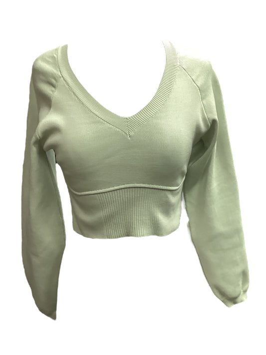 Green Top Long Sleeve Clothes Mentor, Size M