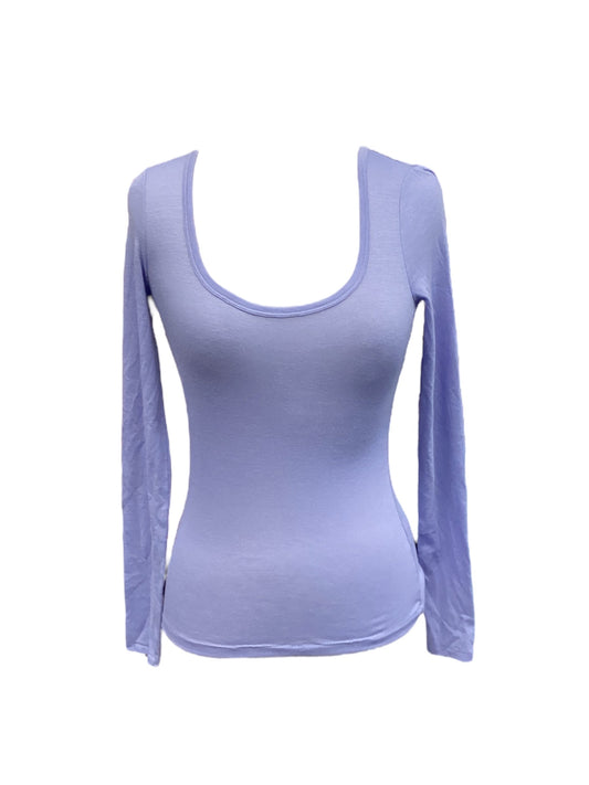 Top Long Sleeve By Maeve In Blue, Size: Xs