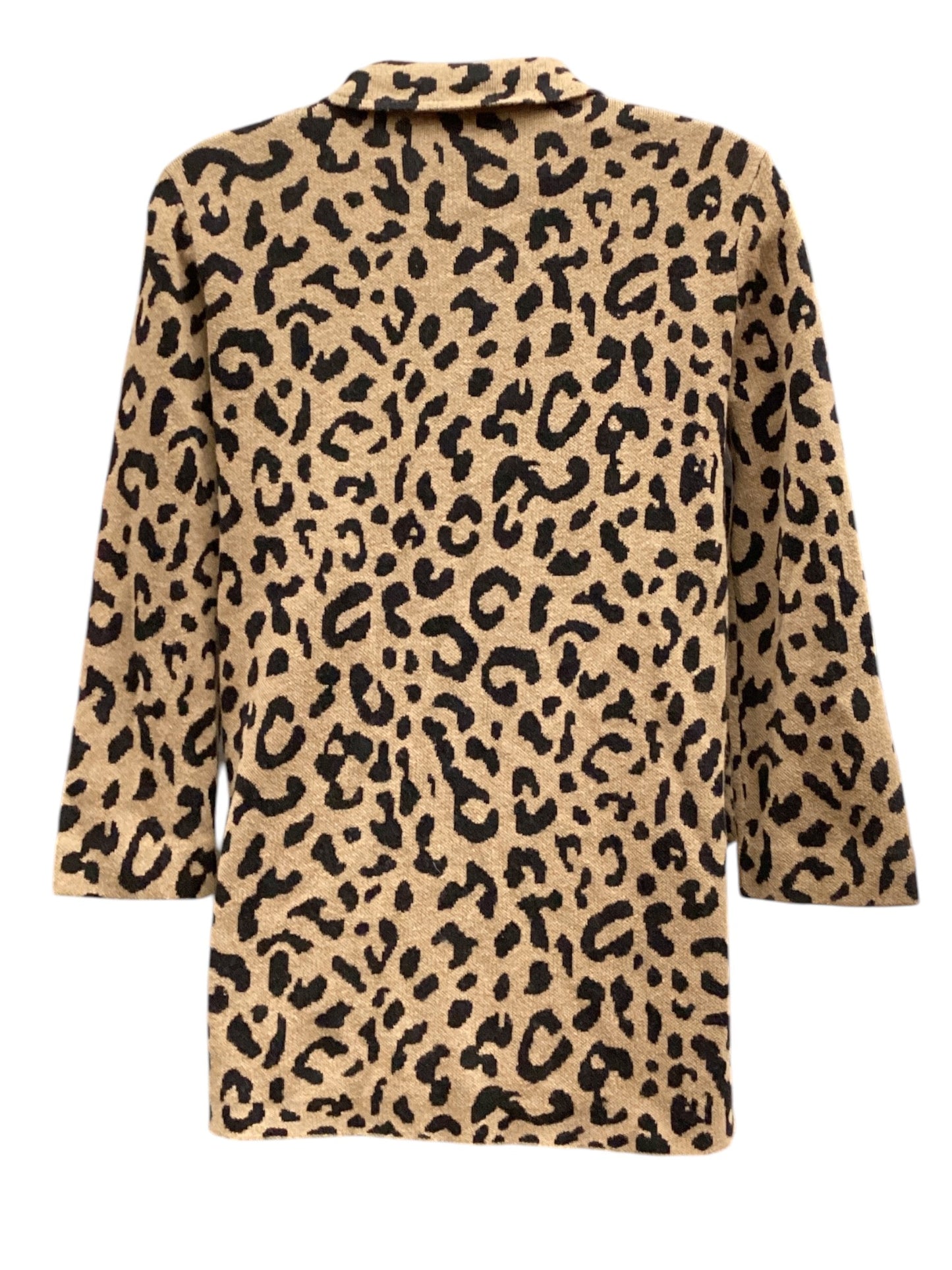 Cardigan By J. Crew In Animal Print, Size: Xxs