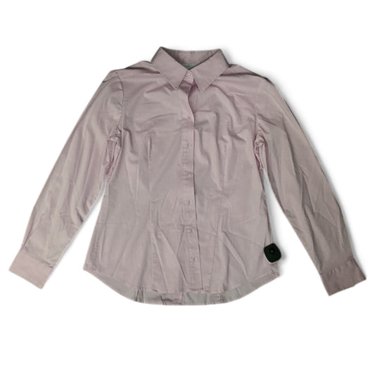 Top Long Sleeve By New York And Co In Pink, Size: L