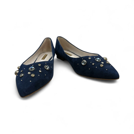 Shoes Flats By Louise Et Cie In Navy, Size: 8.5