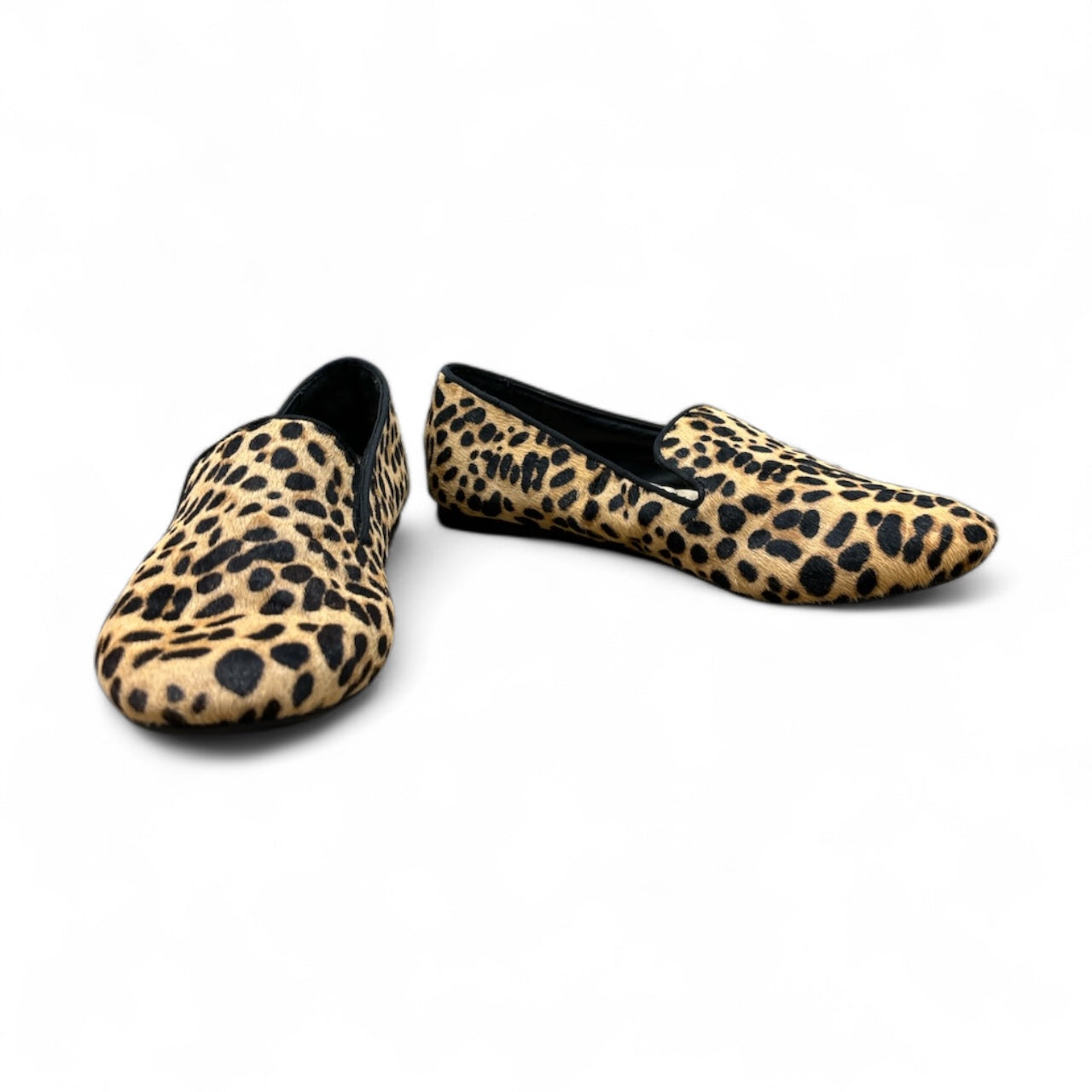 Shoes Flats By Clothes Mentor In Animal Print, Size: 7.5