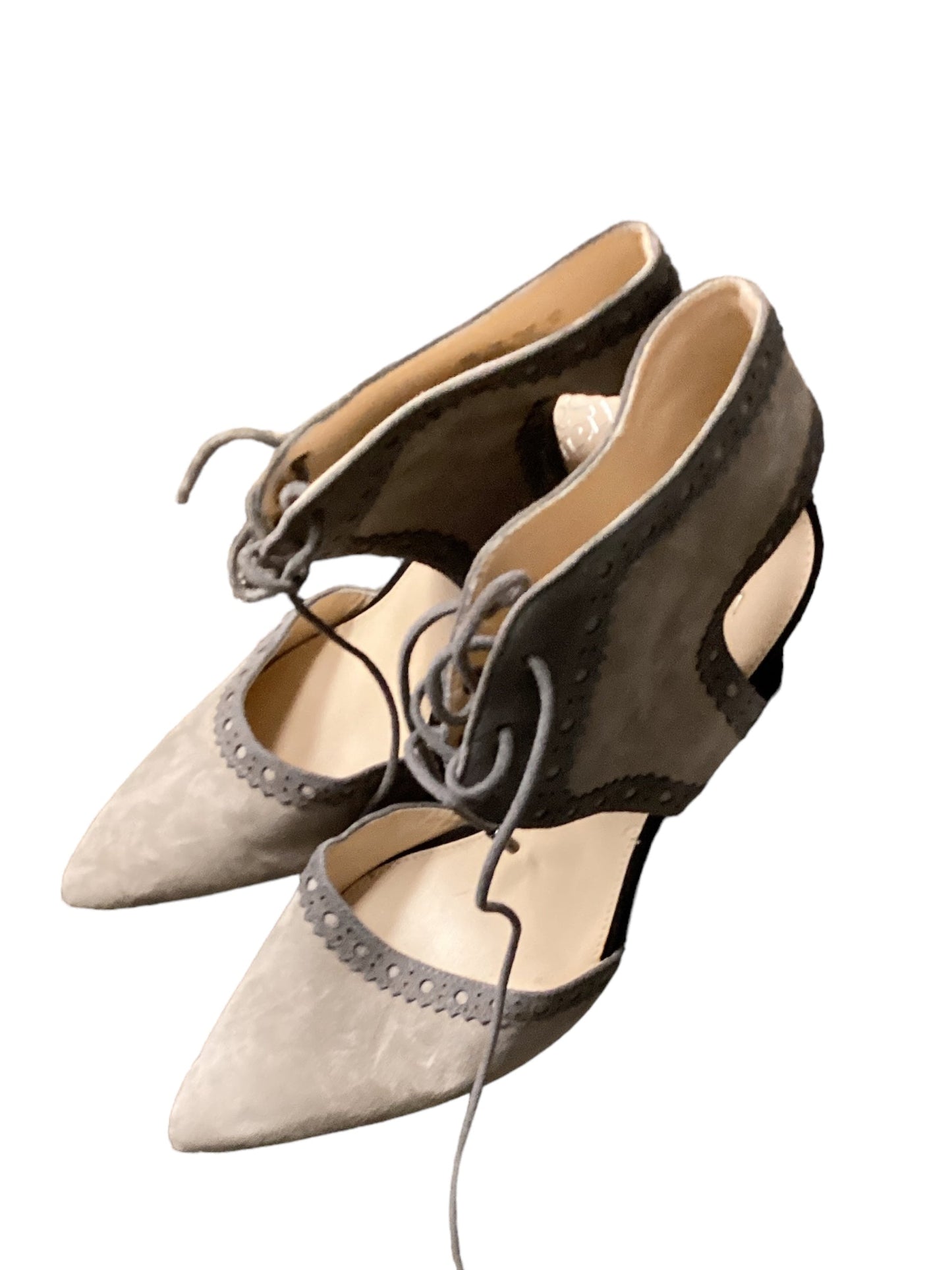 Grey Shoes Heels Stiletto Franco Sarto, Size 9