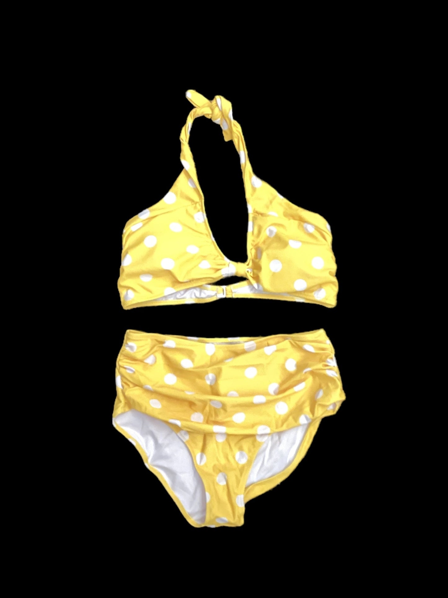 Yellow Swimsuit 2pc Clothes Mentor, Size L