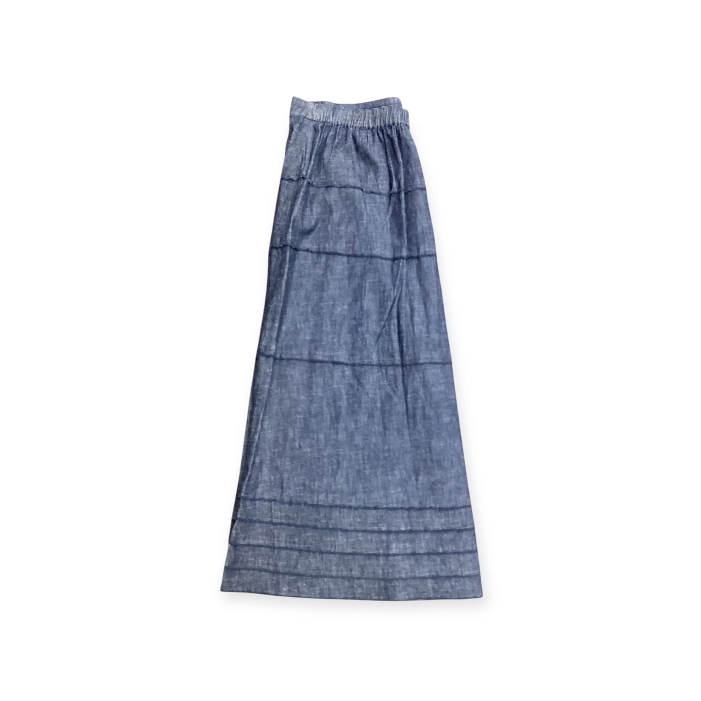 Skirt Maxi By Denim And Company In Blue Denim, Size: Xl