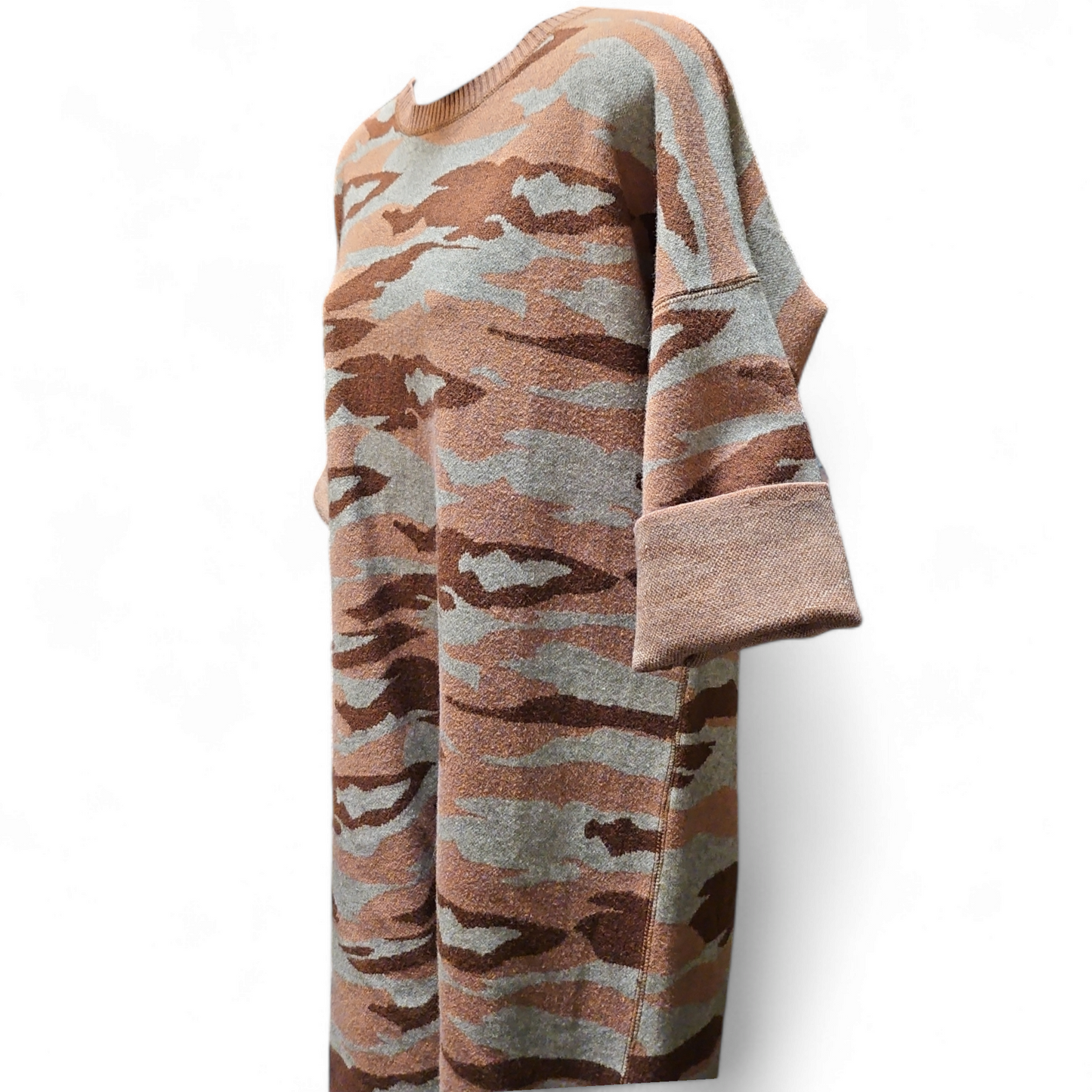 Dress Sweater By Kerisma In Camouflage Print, Size: M