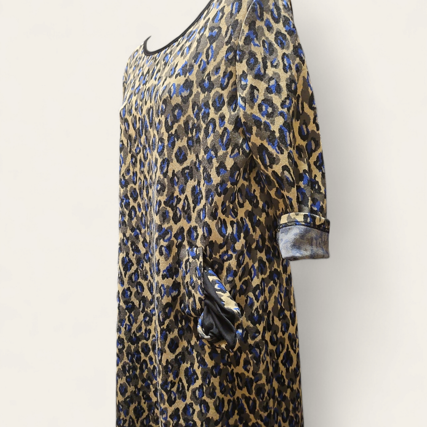 Dress Casual Midi By Tyler Boe In Animal Print, Size: M