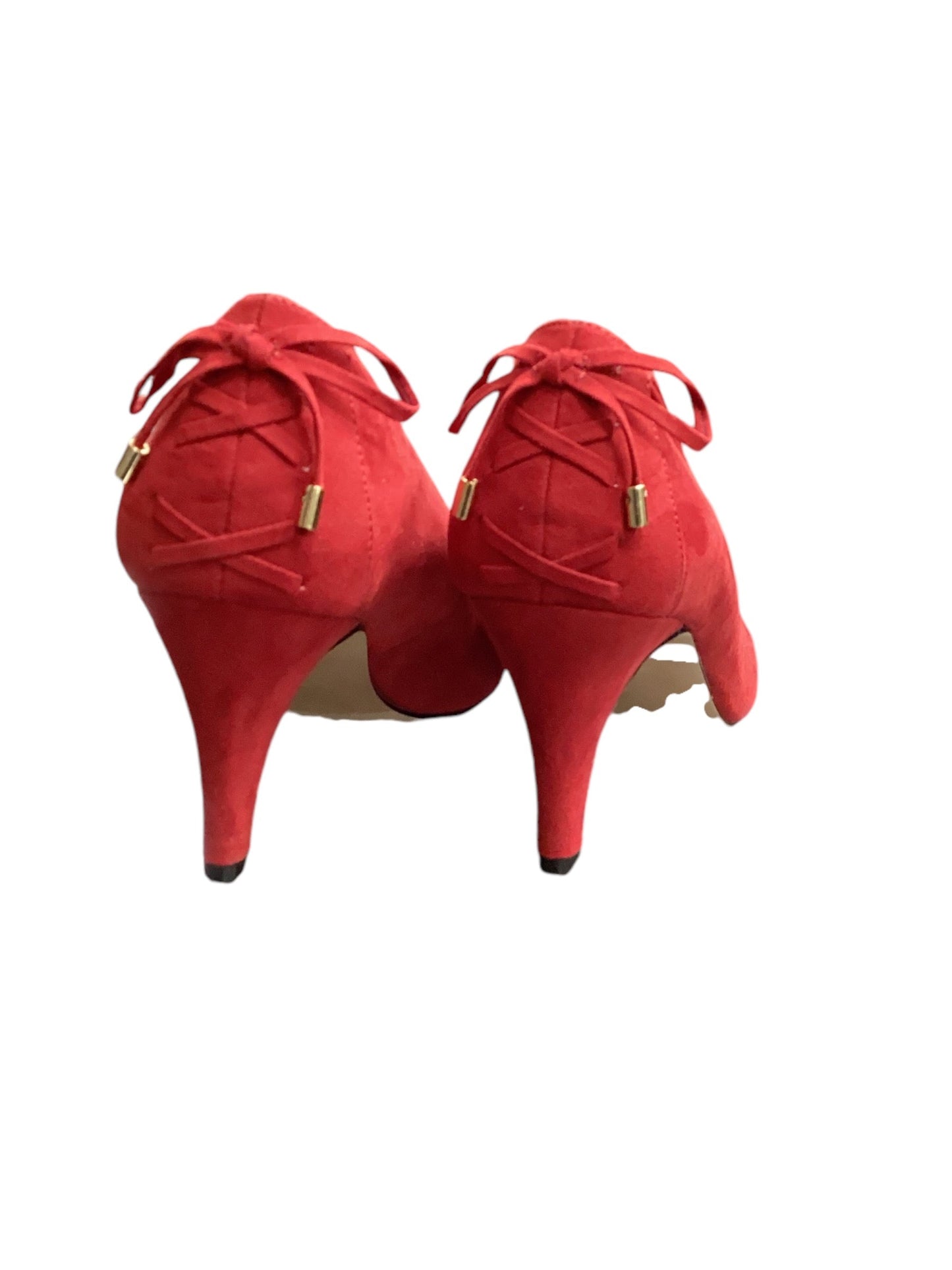 Shoes Heels Stiletto By Coach And Four In Red, Size: 7.5