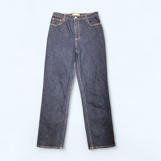 Jeans Straight By Abercrombie And Fitch In Blue Denim, Size: 8