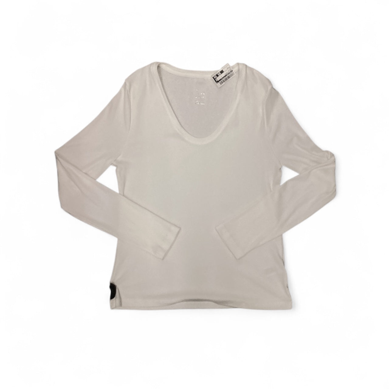 Top Long Sleeve Basic By A New Day In White, Size: M