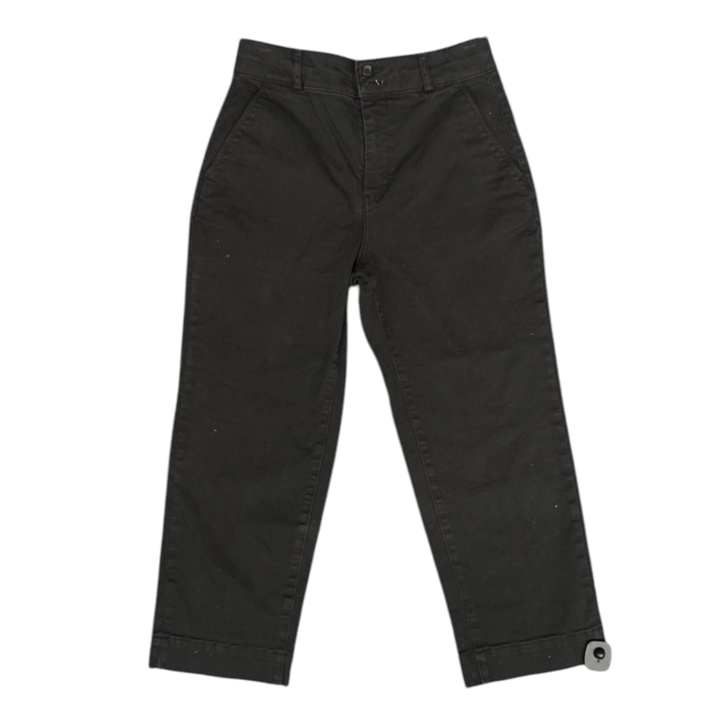 Pants Cropped By Everlane In Black Denim, Size: 10