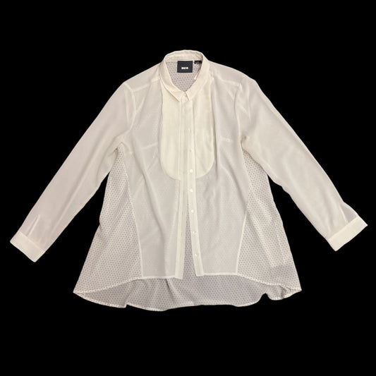 Top Long Sleeve By Maeve In White, Size: 8