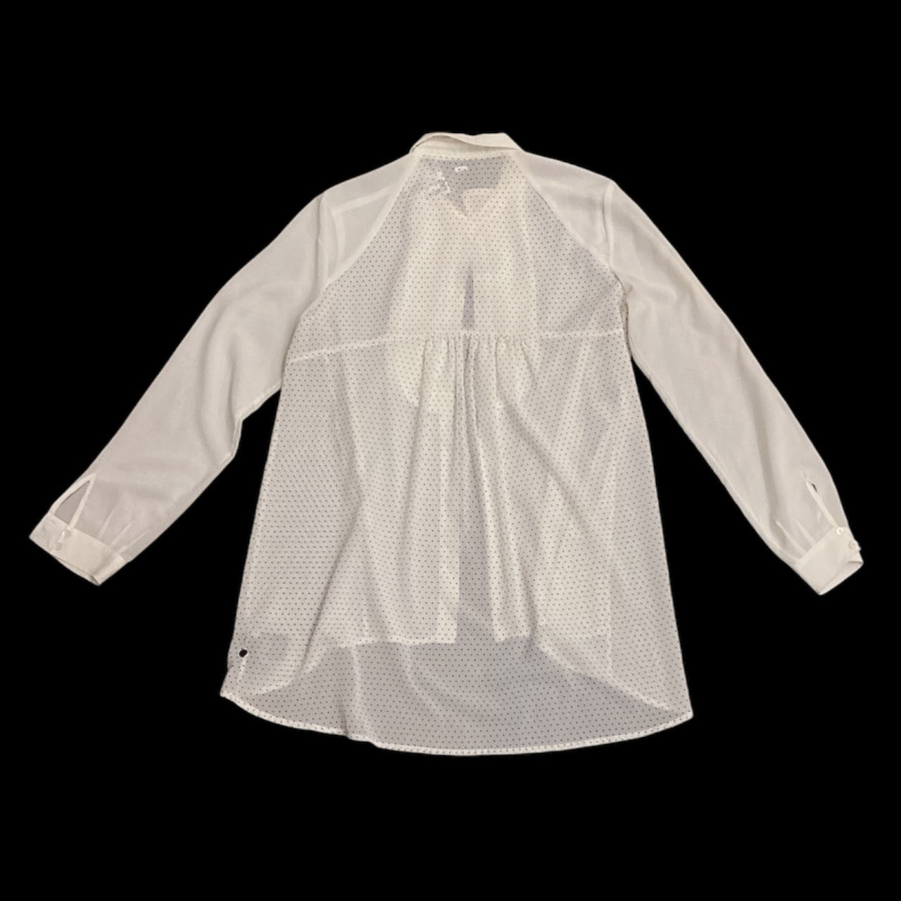 Top Long Sleeve By Maeve In White, Size: 8