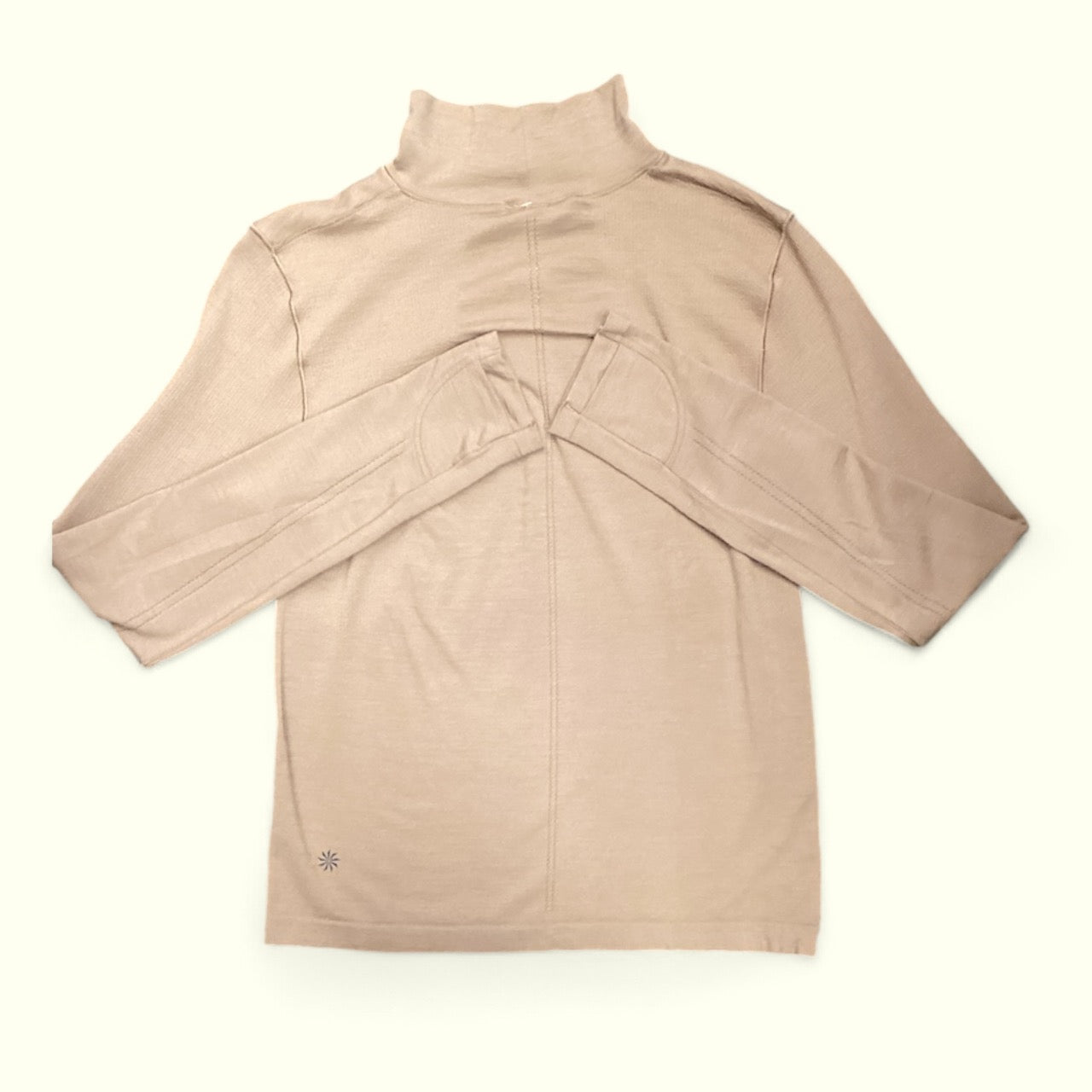 Top Long Sleeve By Clothes Mentor In Brown, Size: M