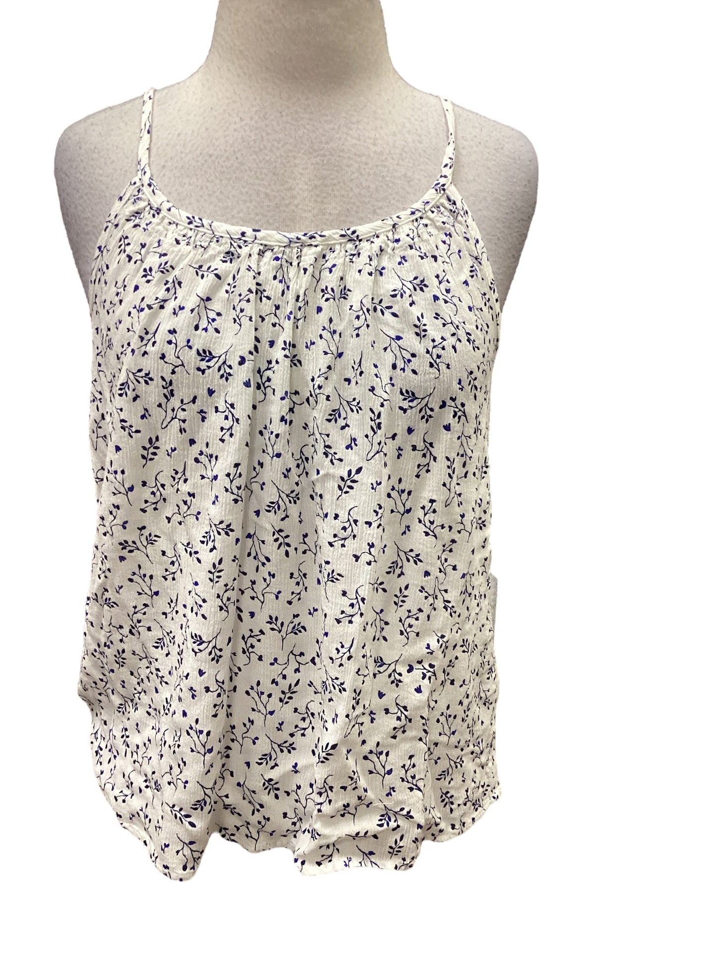 Blue & White Top Cami H&m, Size 2