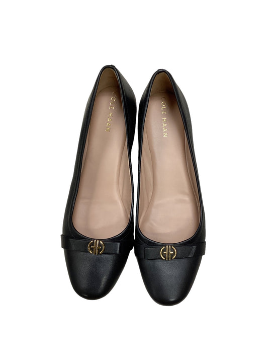 Black Shoes Heels Wedge Cole-haan, Size 9.5