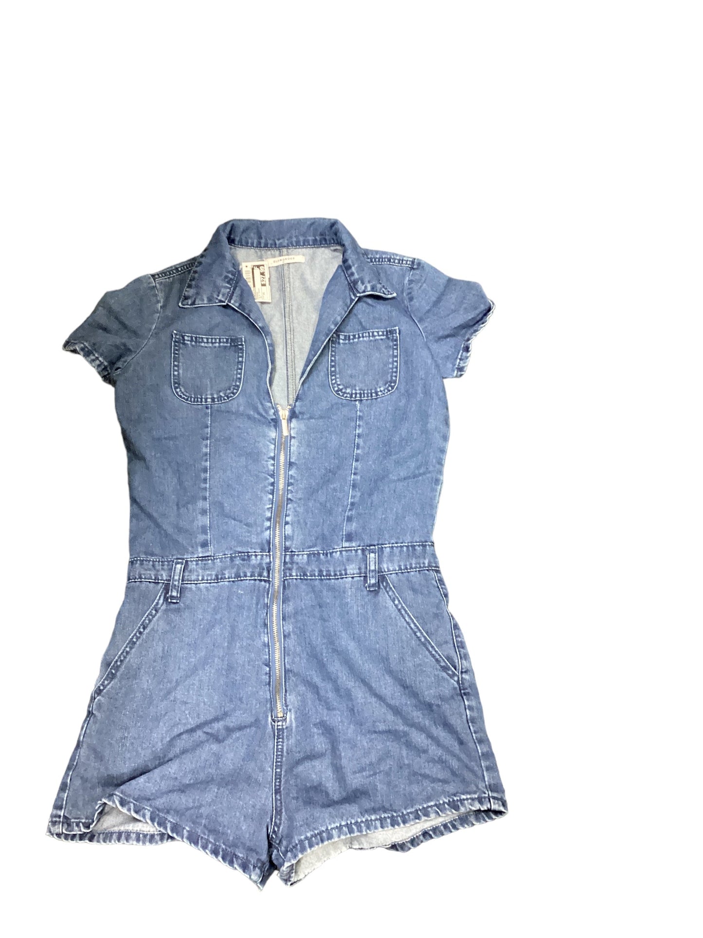 Blue Denim Romper Glamorous, Size Xs