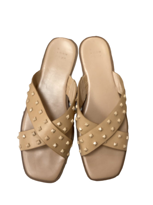 Beige Sandals Flats A New Day, Size 7.5