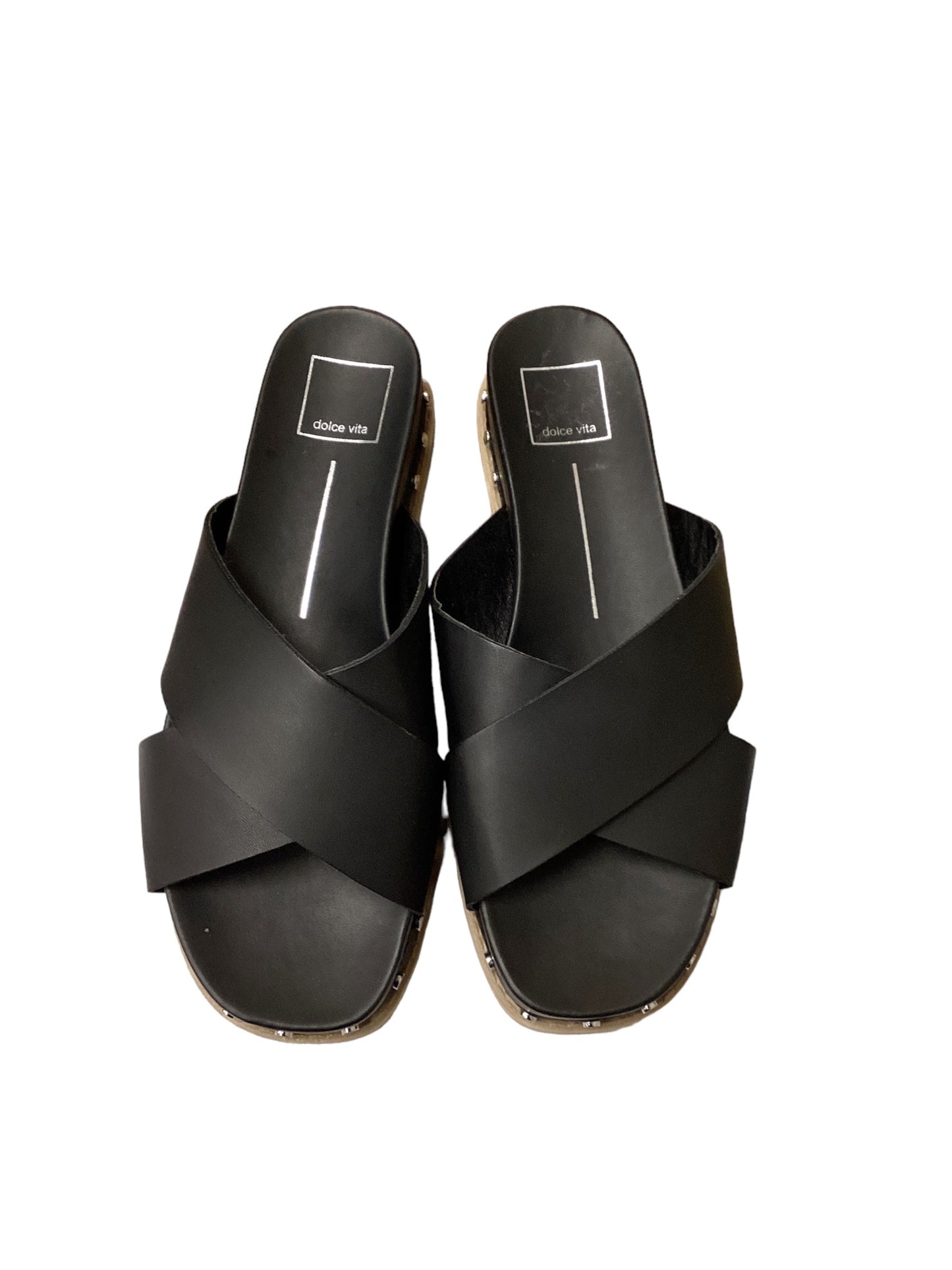 Black Sandals Flats Dolce Vita, Size 7.5