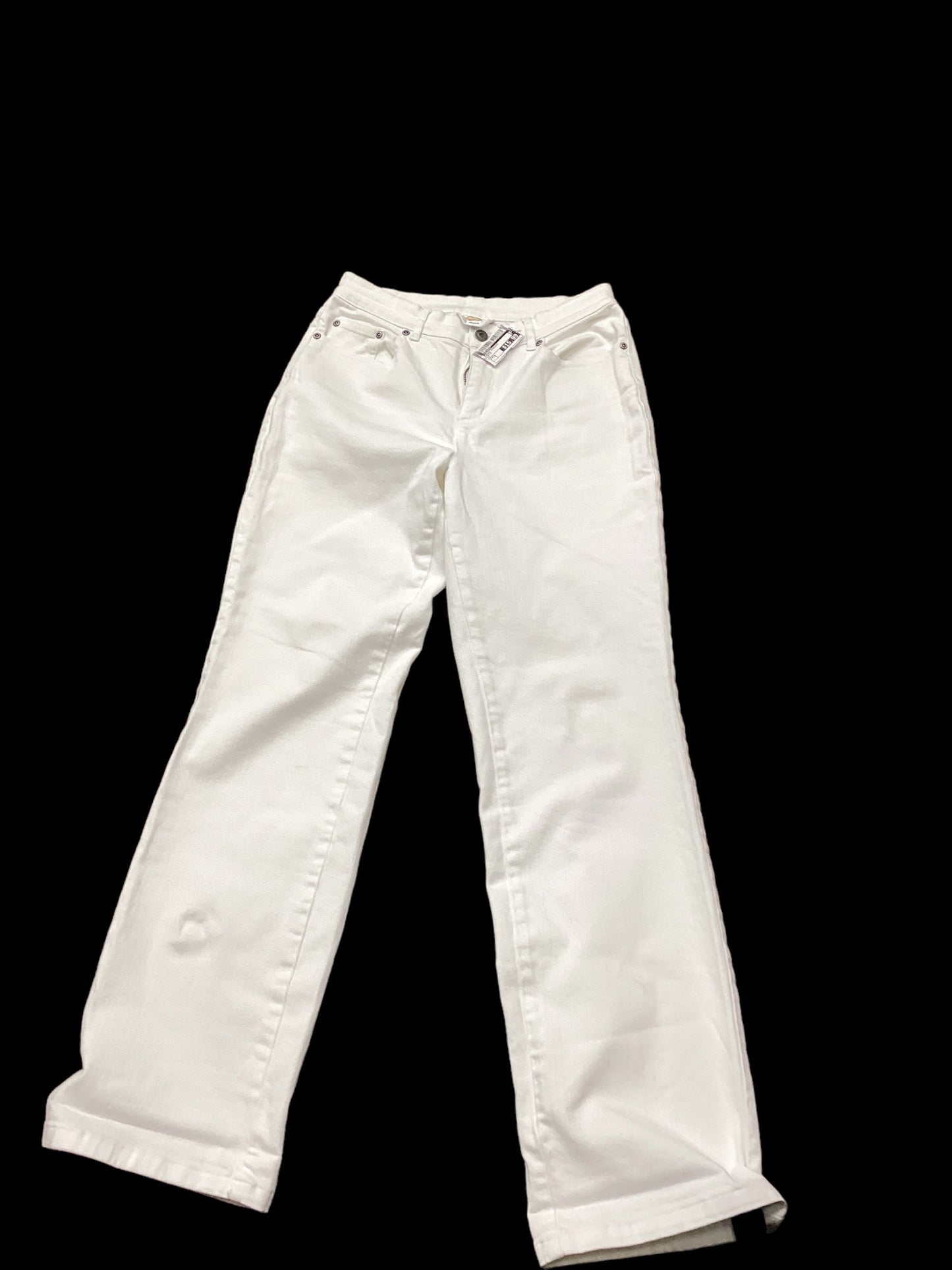 White Jeans Straight Talbots, Size 4