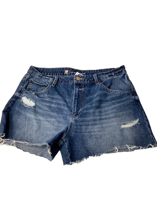 Blue Denim Shorts No Boundaries, Size 15