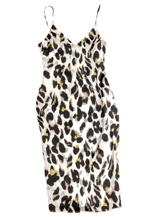 Animal Print Dress Party Midi Clothes Mentor, Size Xs