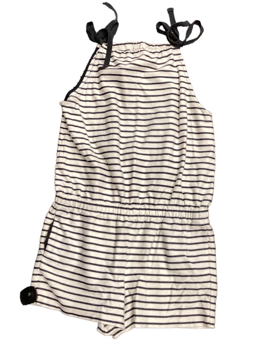 Striped Pattern Romper Madewell, Size L