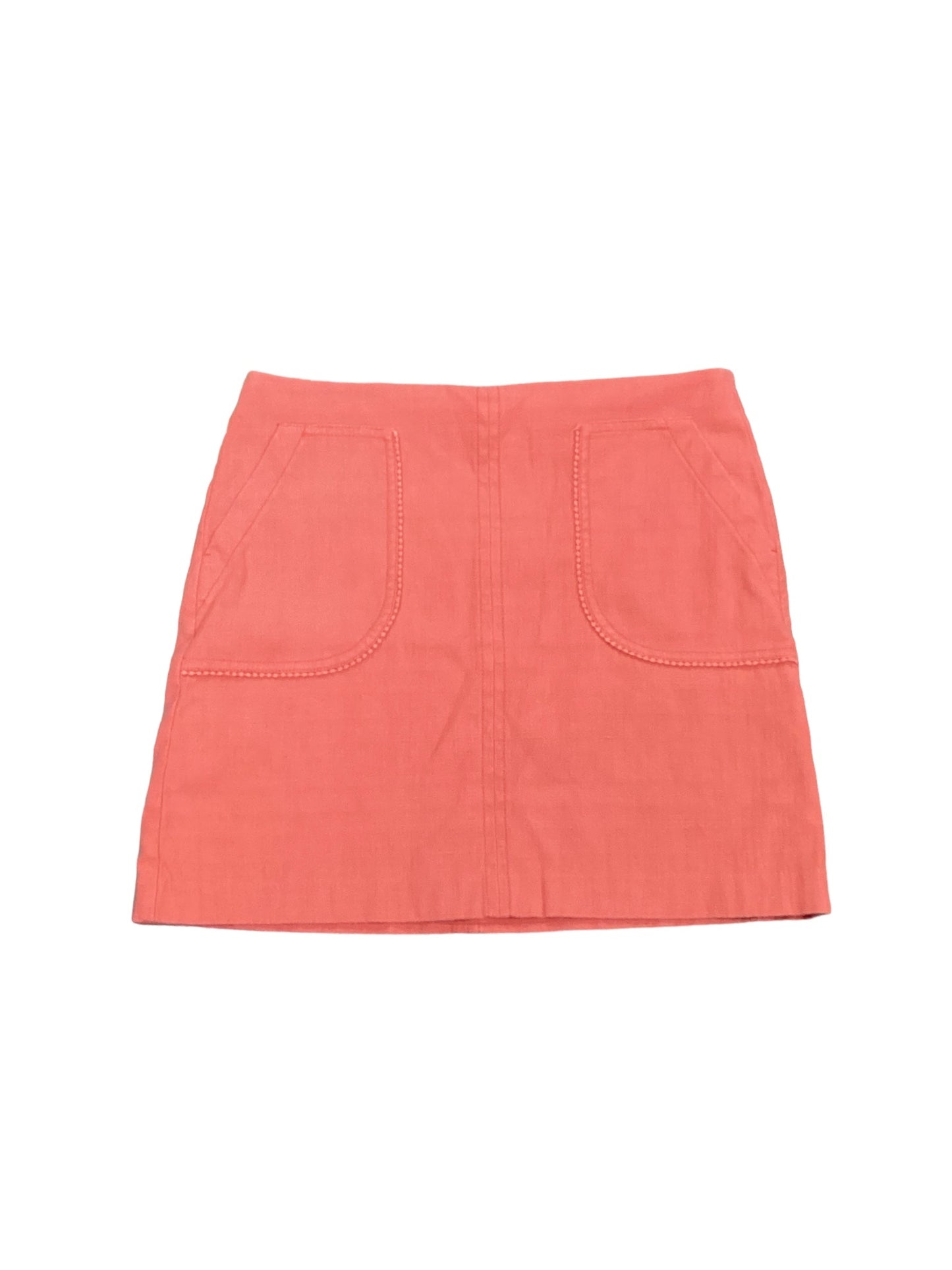 Orange Skirt Midi Loft, Size 14