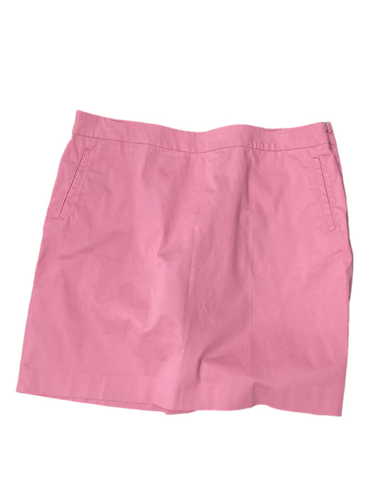 Pink Skirt Midi L.l. Bean, Size 20