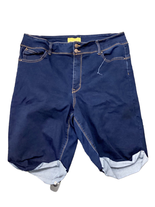 Blue Denim Shorts Clothes Mentor, Size 3x