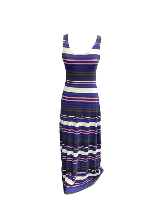 Striped Pattern Dress Casual Midi Merona, Size Xs