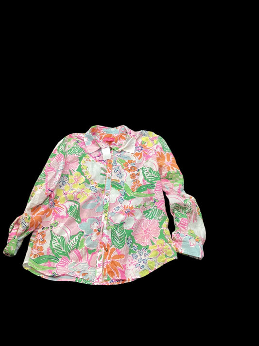 Multi-colored Top Long Sleeve Lilly Pulitzer, Size L