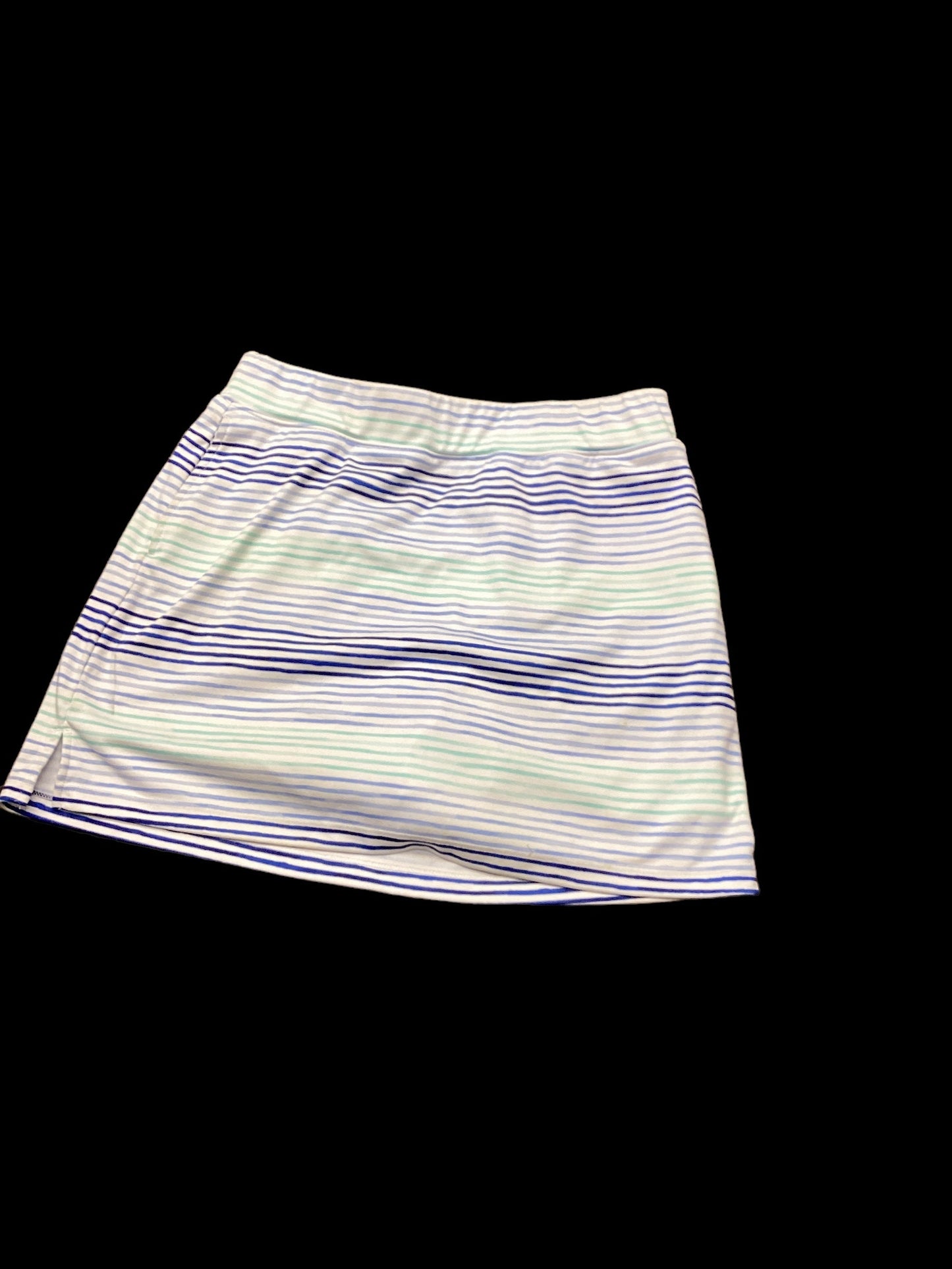 Striped Pattern Athletic Skort Izod, Size M