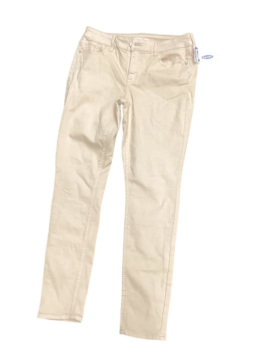 Jeans Skinny By Old Navy In Tan, Size: 10