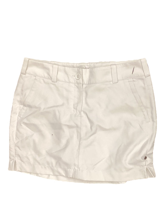 Athletic Skort By Nike In Beige, Size: 8