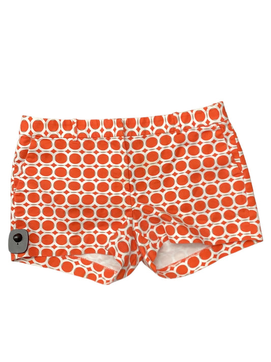 Orange & White Shorts Michael Kors, Size 8