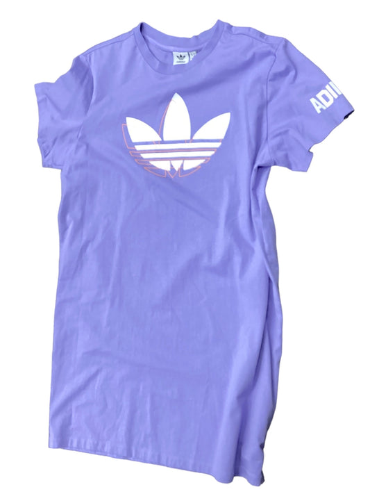 Purple Dress Casual Midi Adidas, Size L