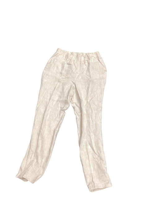 Beige Pants Linen Caslon, Size 8