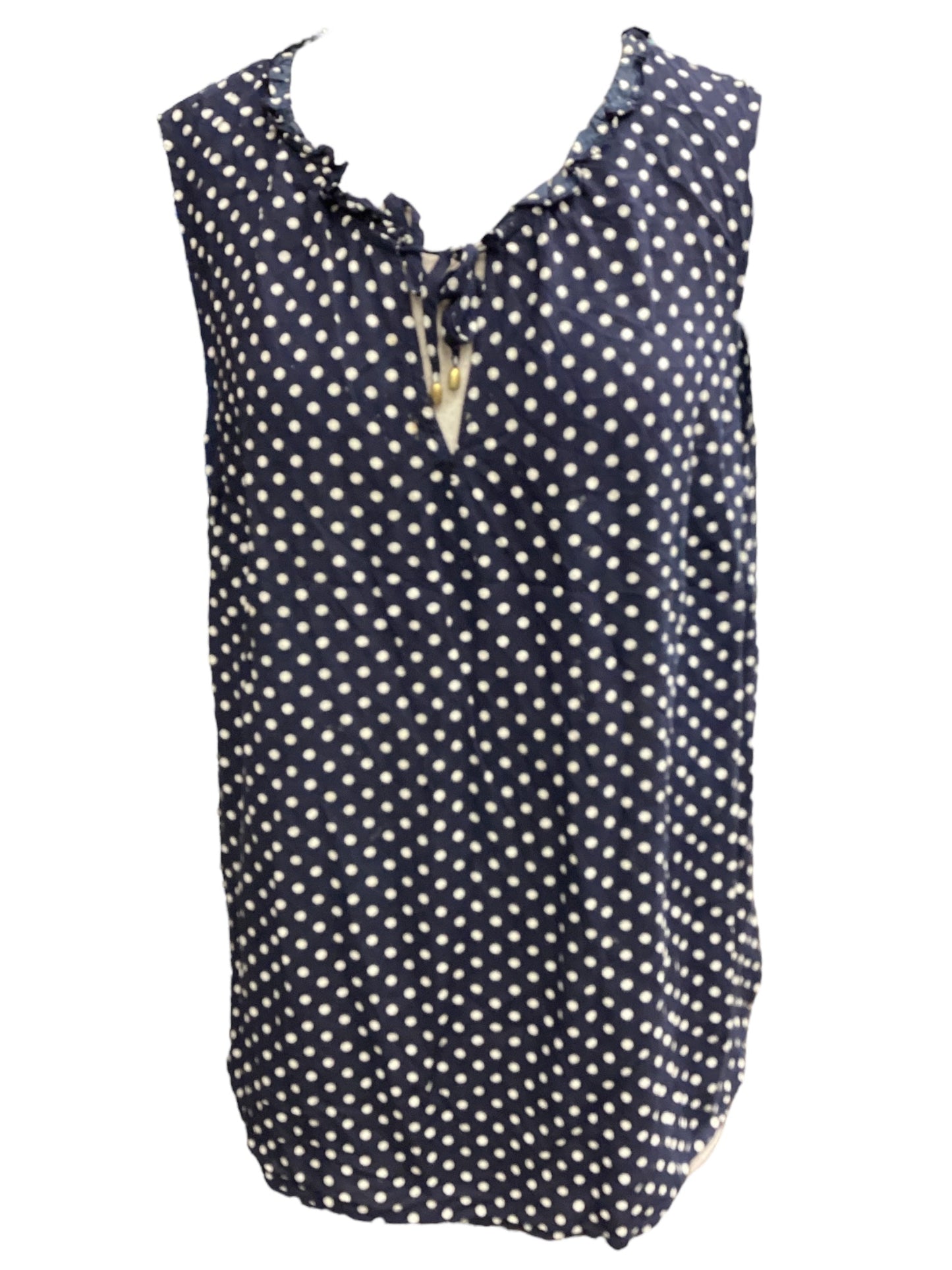 Polkadot Pattern Top Sleeveless Jones New York, Size 1x