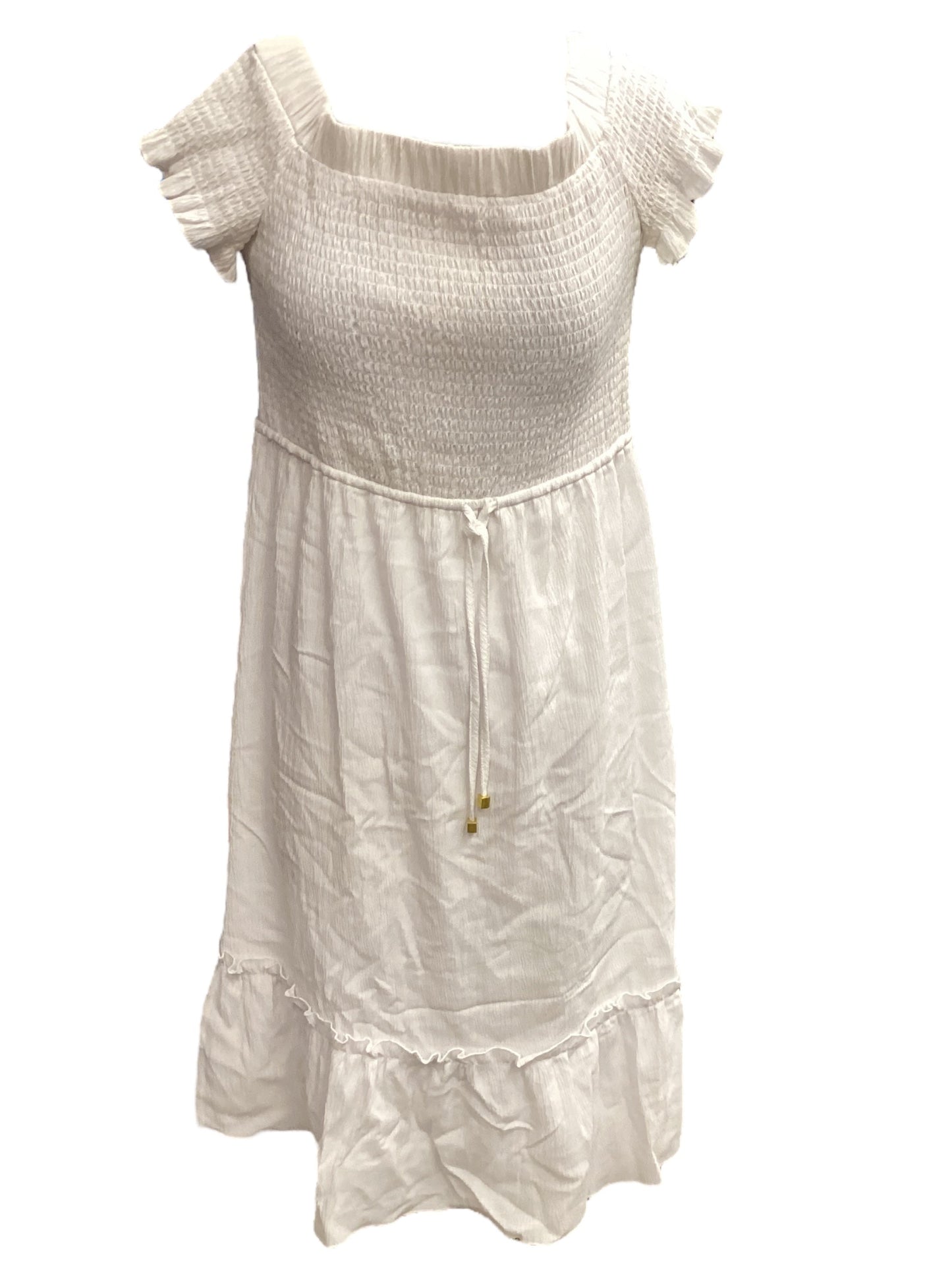 White Dress Casual Maxi Michael Kors, Size L