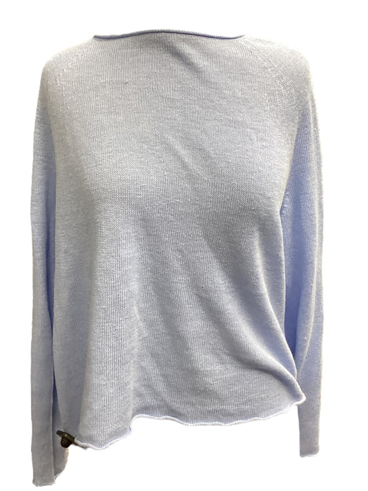 Blue Top Long Sleeve Eileen Fisher, Size L