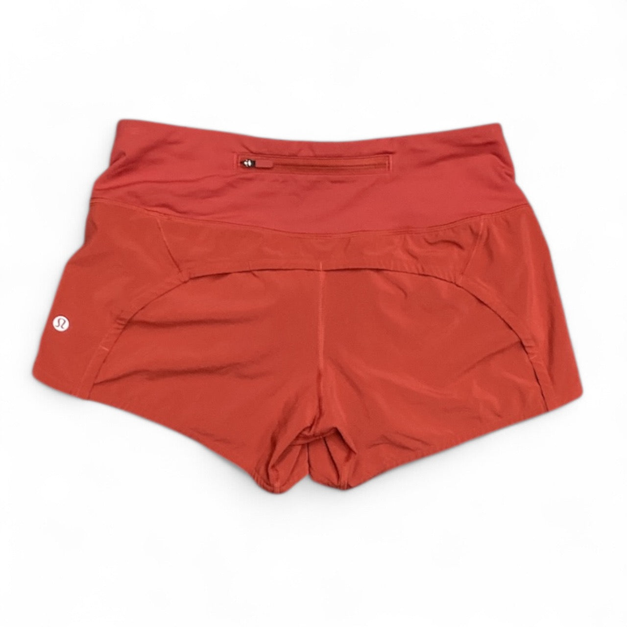 Athletic Shorts By Lululemon In Red, Size: 4