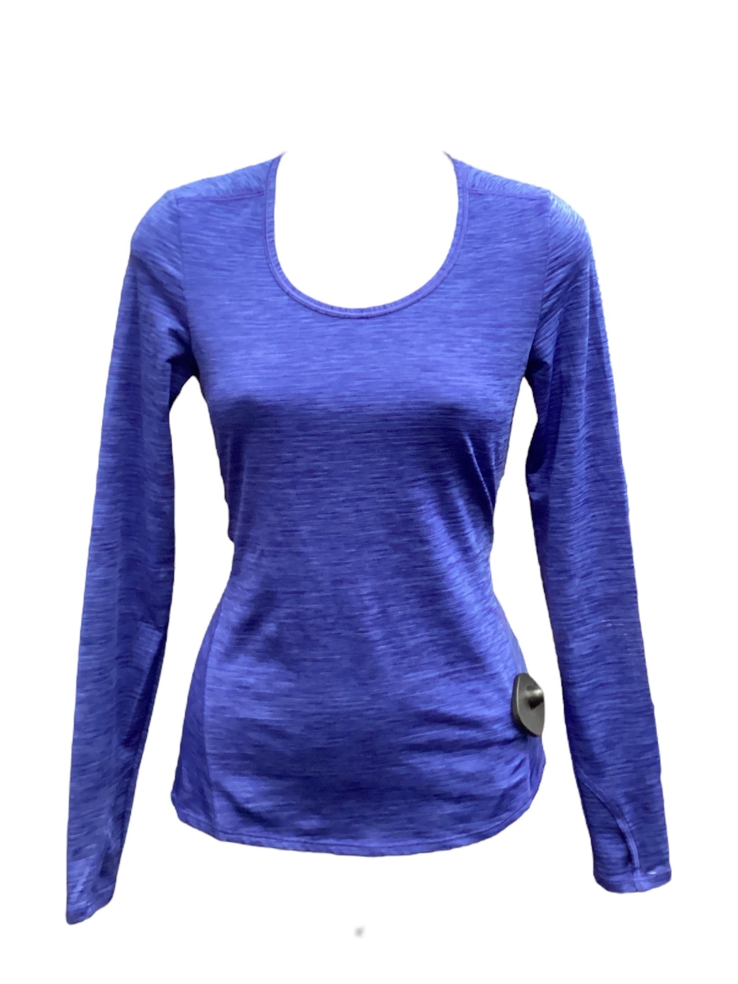 Athletic Top Long Sleeve Collar By Athleta In Blue, Size: Xxs