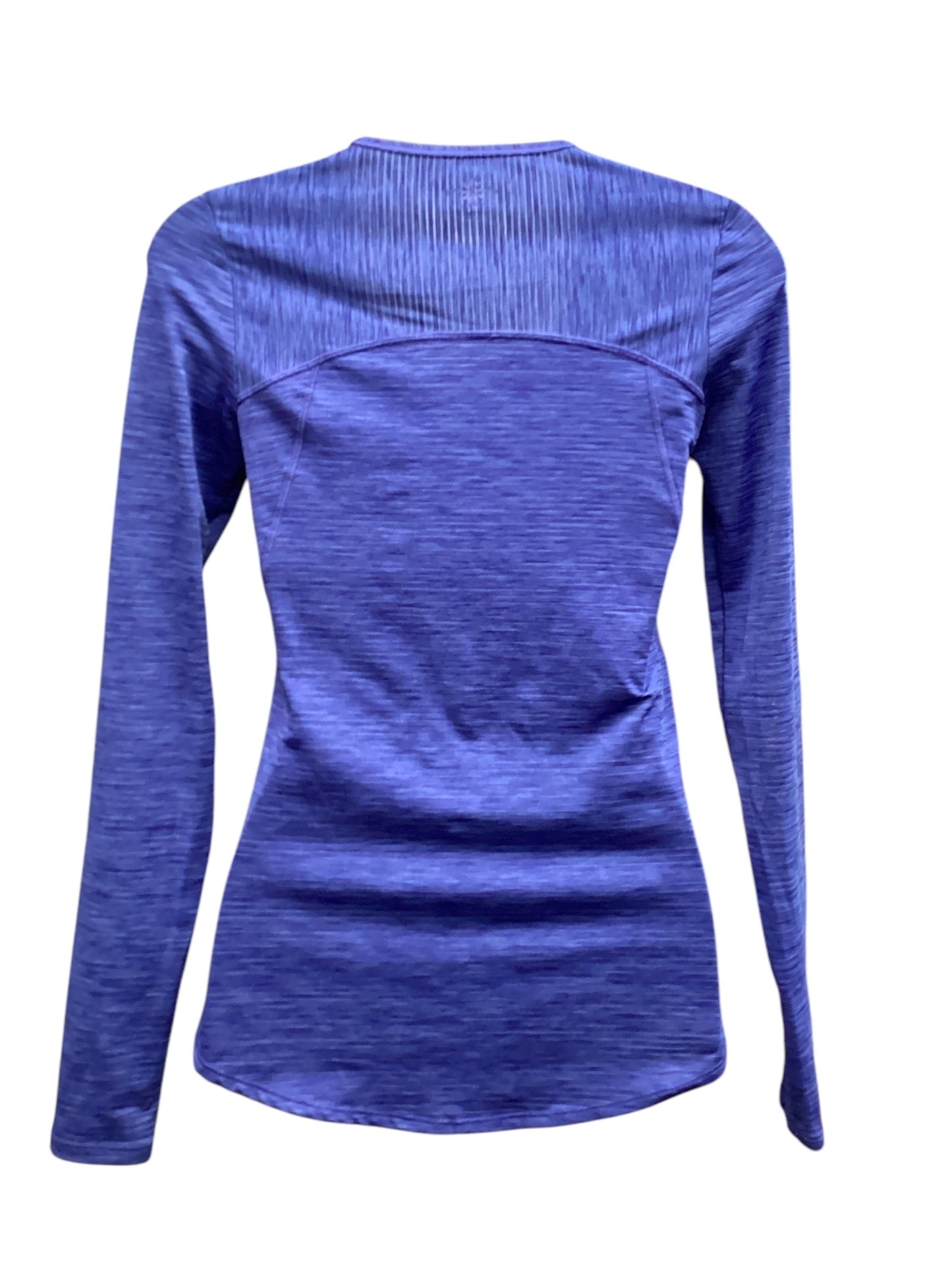 Athletic Top Long Sleeve Collar By Athleta In Blue, Size: Xxs