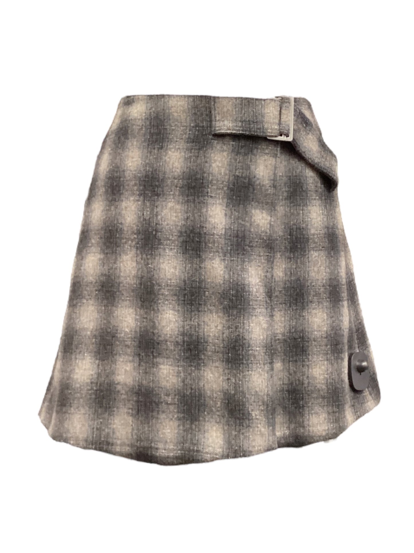 Skirt Mini & Short By Madewell In Plaid Pattern, Size: 4