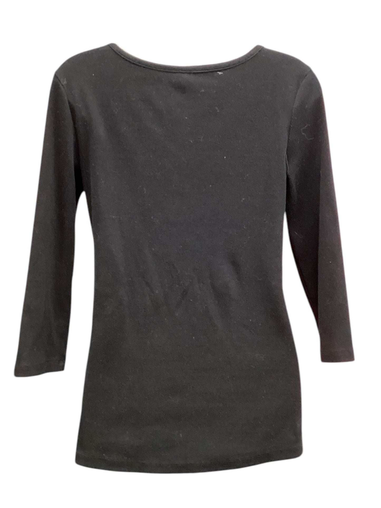 Top Long Sleeve Basic By Old Navy In Black, Size: M