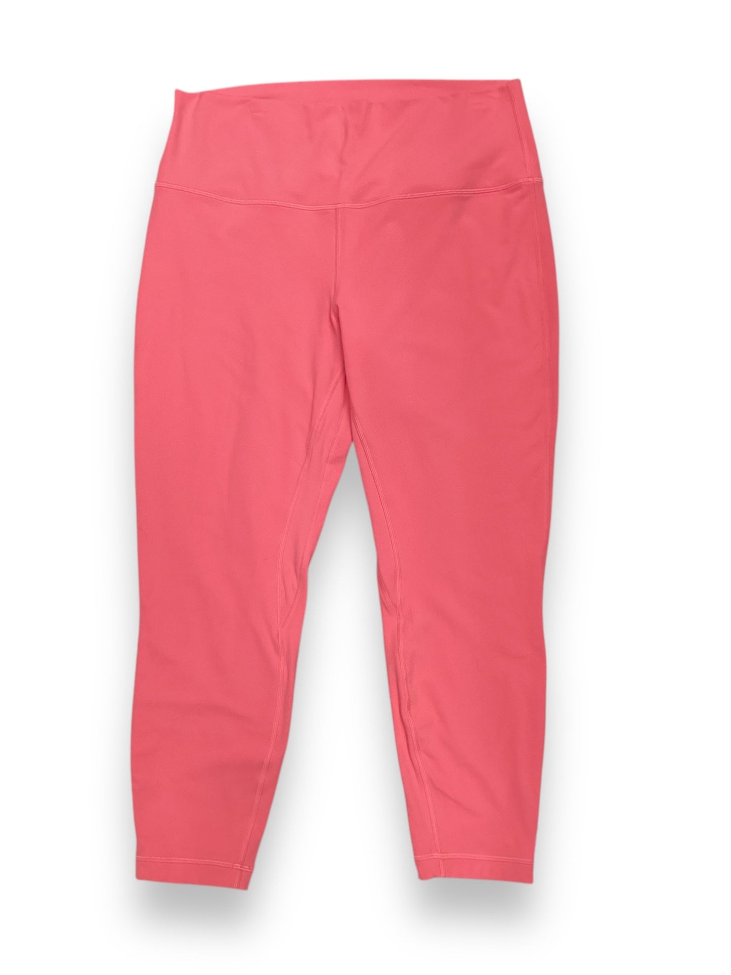 Athletic Leggings By Lululemon In Pink, Size: 14